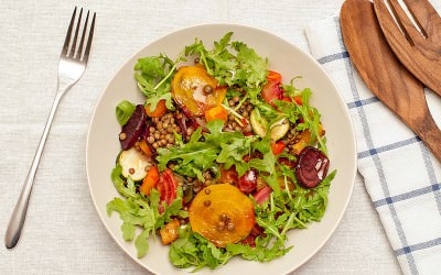 Puy Lentil & Roasted Veg Salad